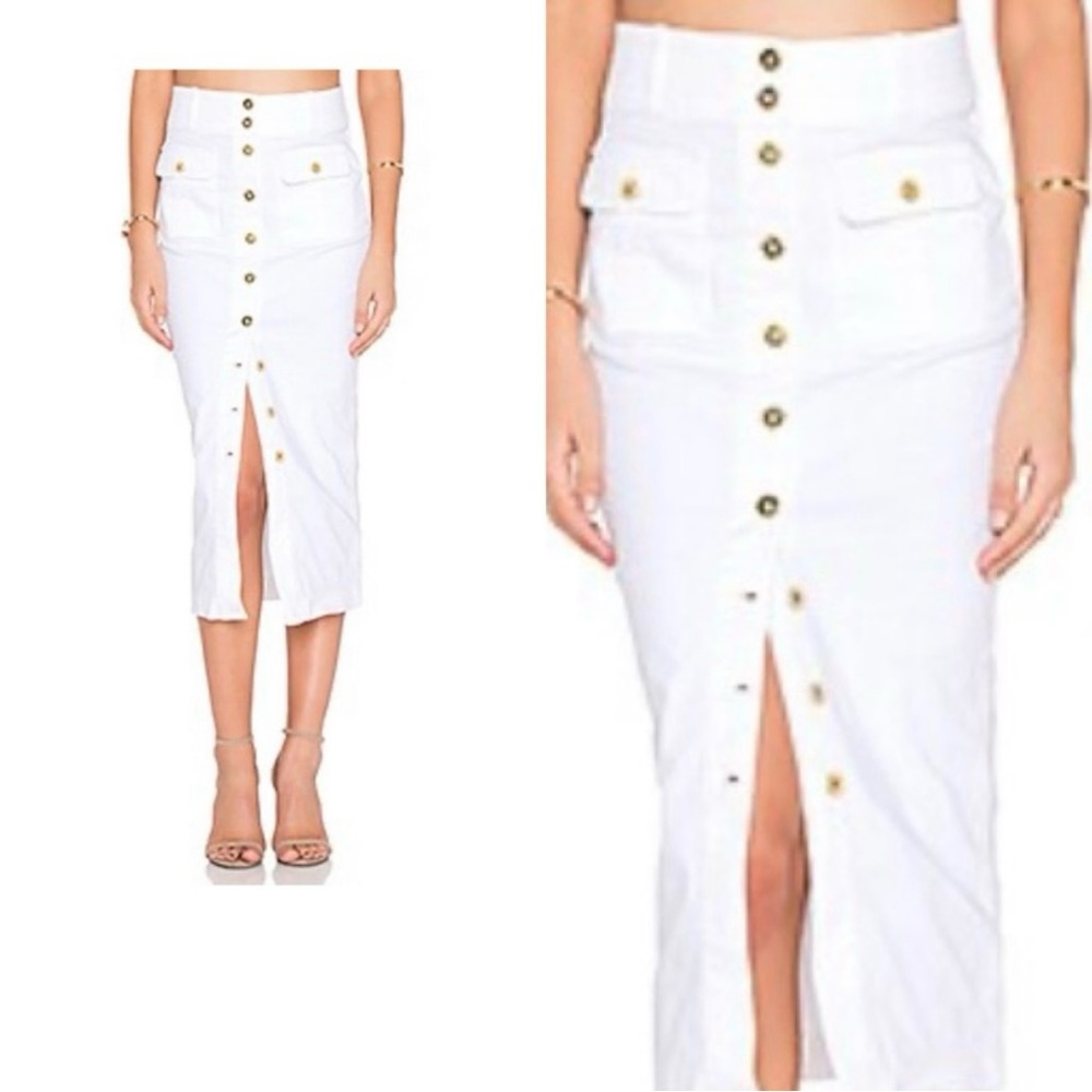 Bardot Denim Cooper Midi Skirt